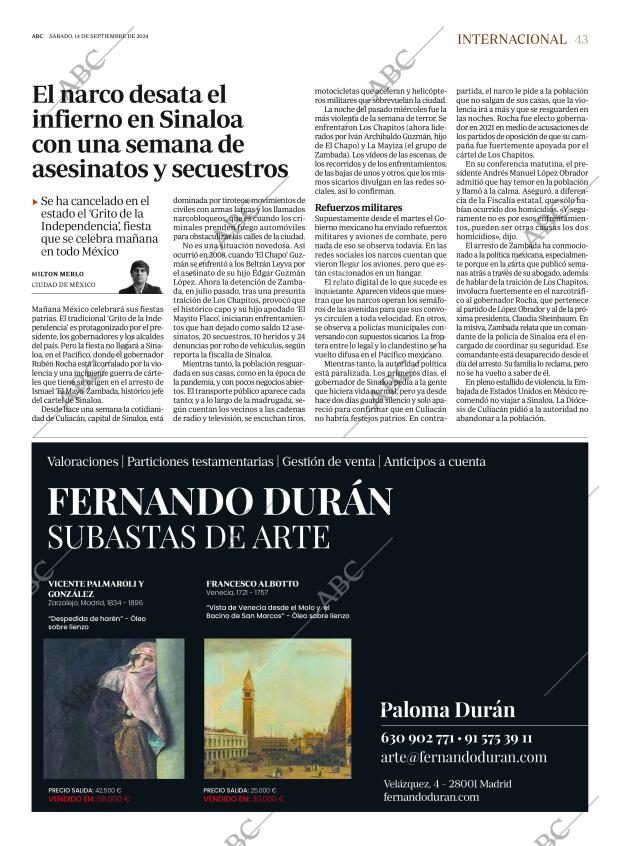 ABC SEVILLA 14-09-2024 página 43