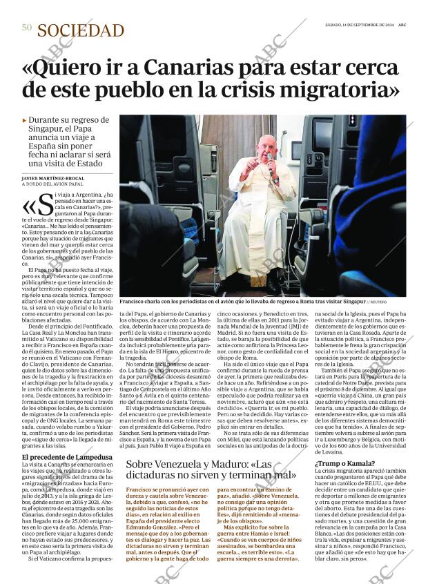 ABC SEVILLA 14-09-2024 página 50