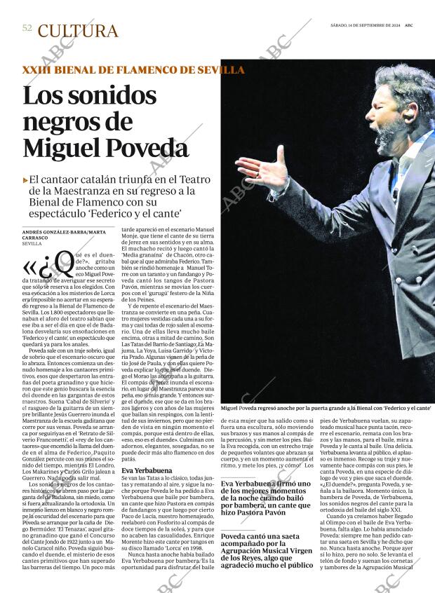 ABC SEVILLA 14-09-2024 página 52
