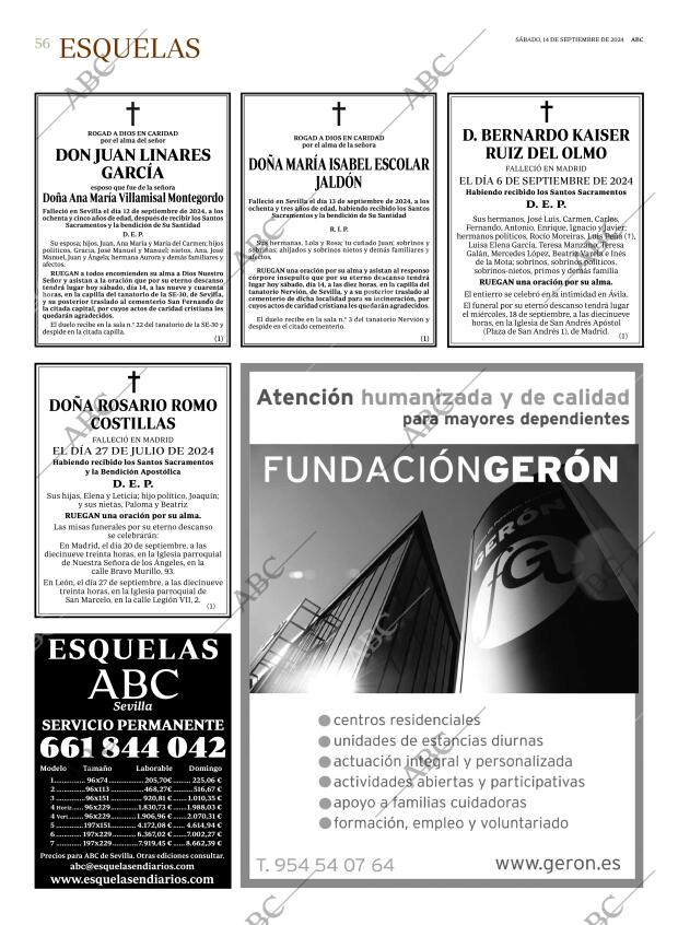 ABC SEVILLA 14-09-2024 página 56