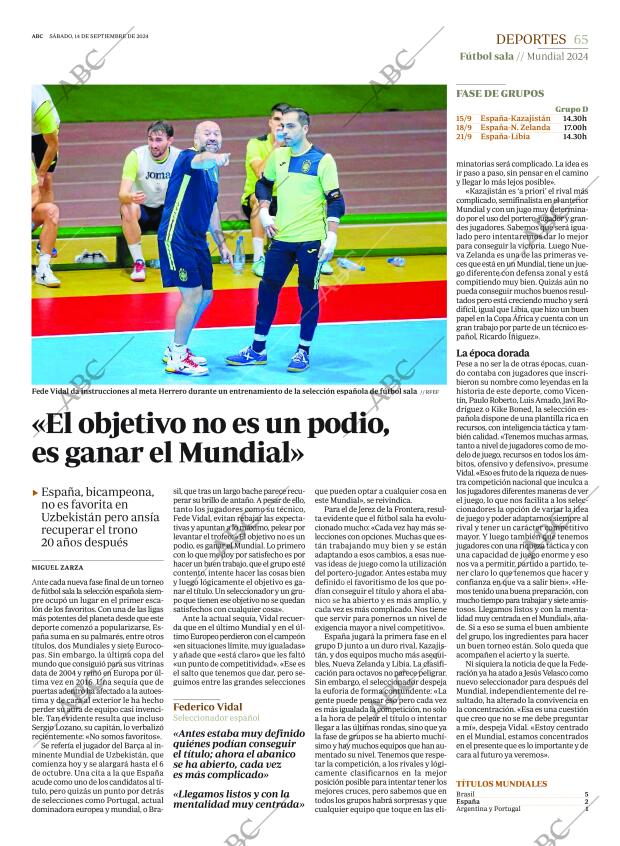 ABC SEVILLA 14-09-2024 página 65