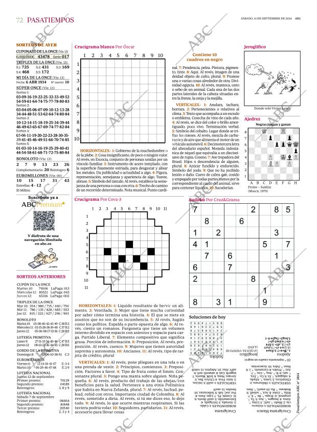 ABC SEVILLA 14-09-2024 página 72