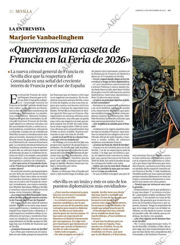ABC SEVILLA 15-09-2024 página 20