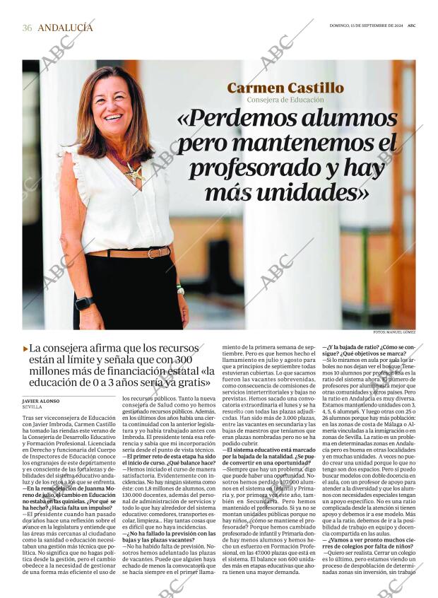 ABC SEVILLA 15-09-2024 página 36