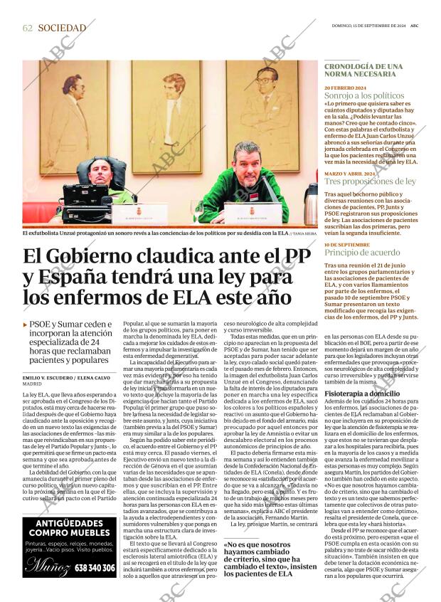ABC SEVILLA 15-09-2024 página 62