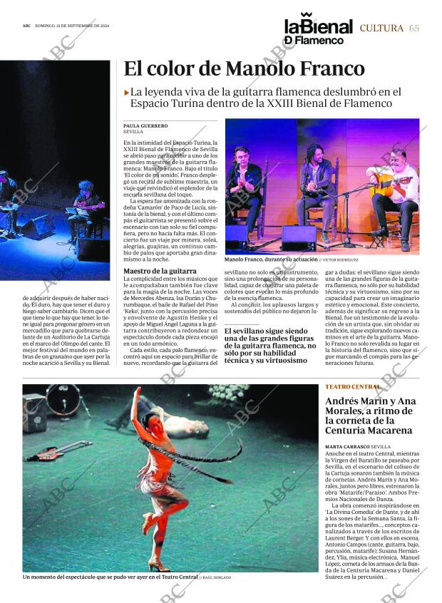 ABC SEVILLA 15-09-2024 página 65