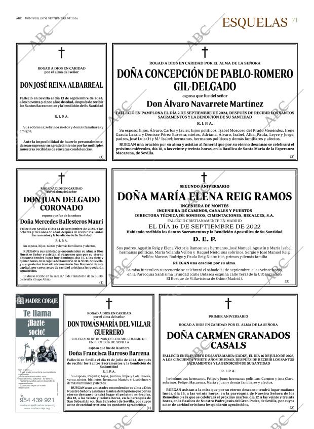 ABC SEVILLA 15-09-2024 página 71