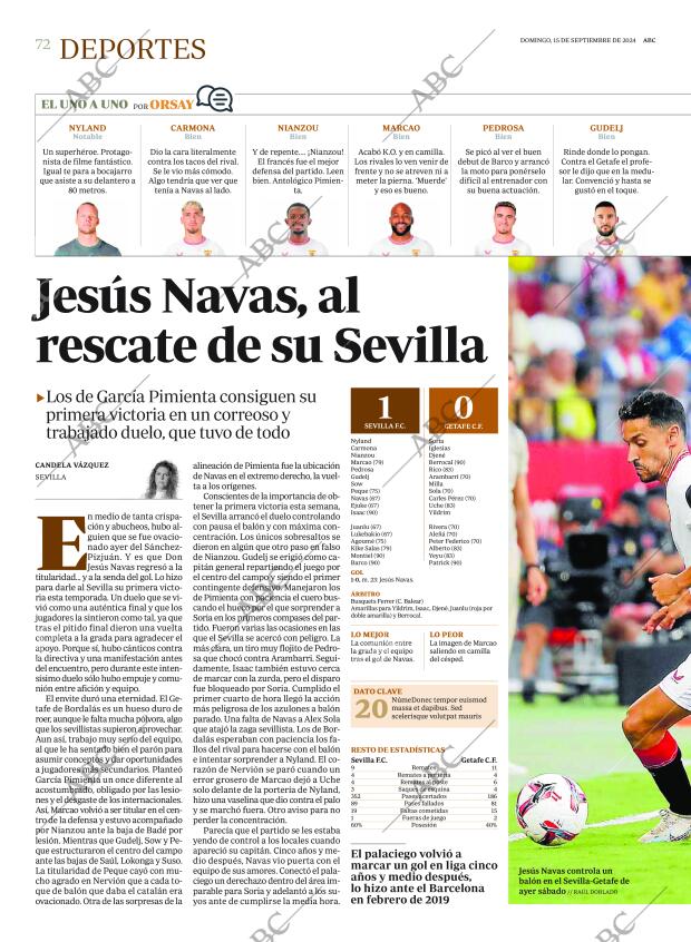 ABC SEVILLA 15-09-2024 página 72