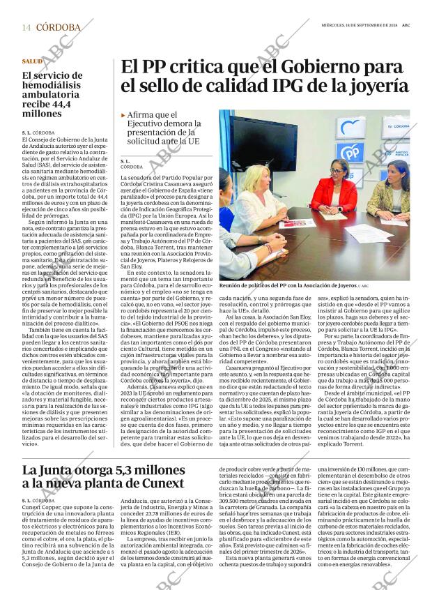 ABC CORDOBA 18-09-2024 página 14