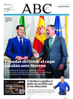 ABC SEVILLA 24-09-2024 página 1
