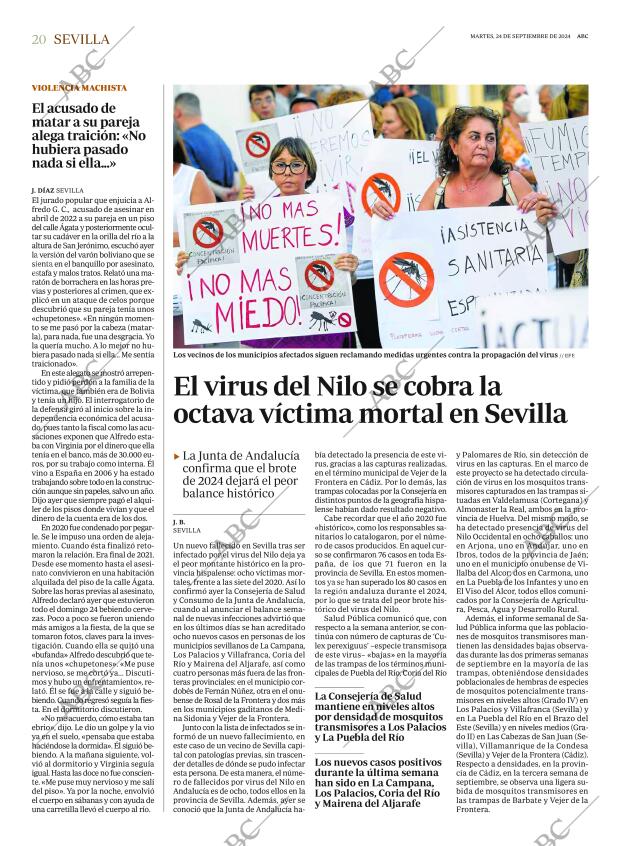 ABC SEVILLA 24-09-2024 página 20