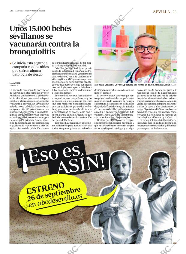 ABC SEVILLA 24-09-2024 página 23
