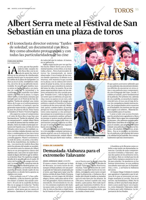 ABC SEVILLA 24-09-2024 página 55