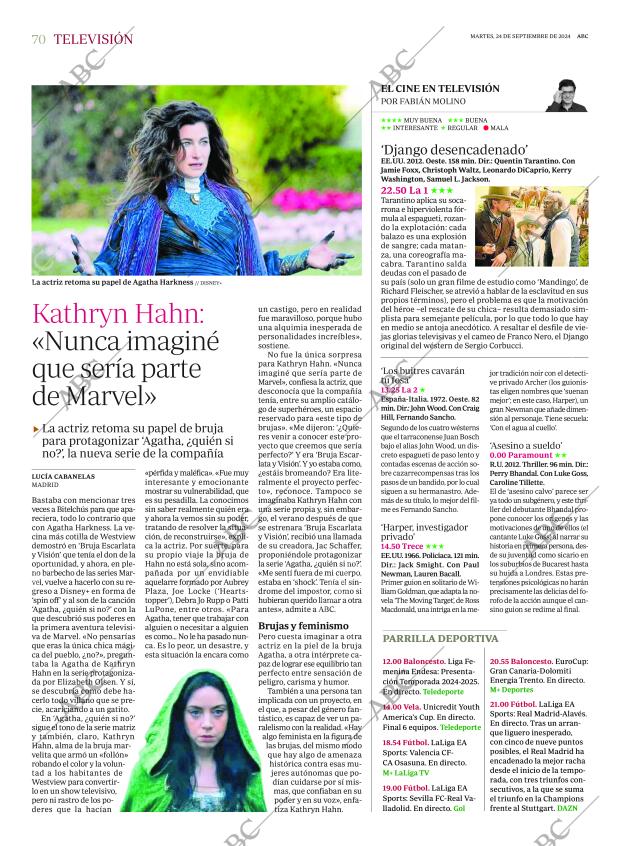 ABC SEVILLA 24-09-2024 página 70