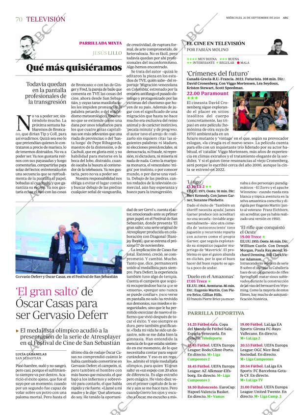 ABC SEVILLA 25-09-2024 página 70