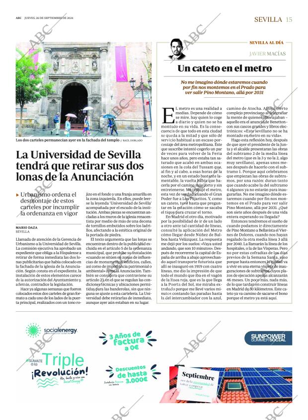 ABC SEVILLA 26-09-2024 página 15