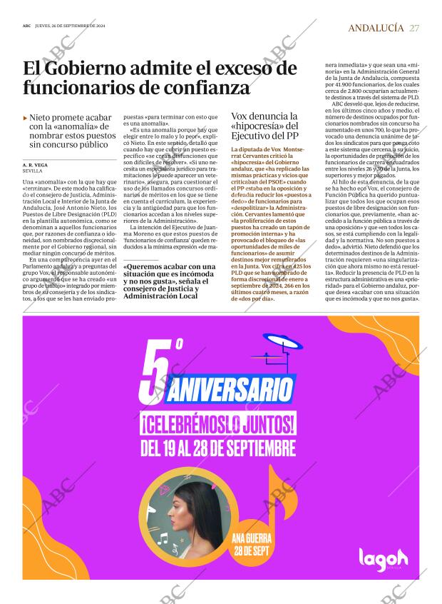 ABC SEVILLA 26-09-2024 página 27