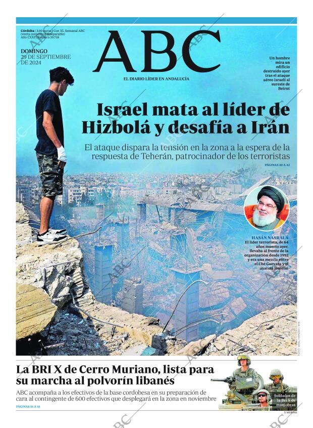 ABC CORDOBA 29-09-2024 página 1