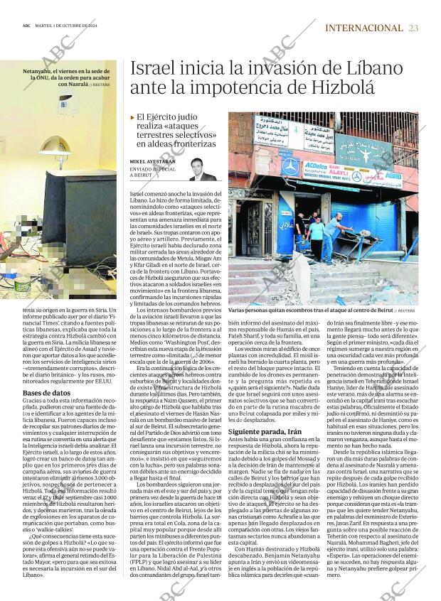 ABC MADRID 01-10-2024 página 23
