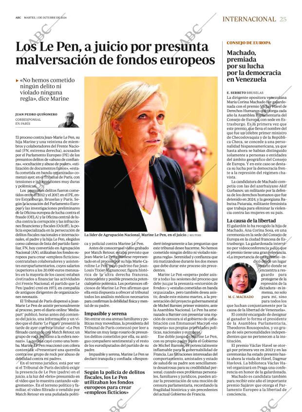 ABC MADRID 01-10-2024 página 25