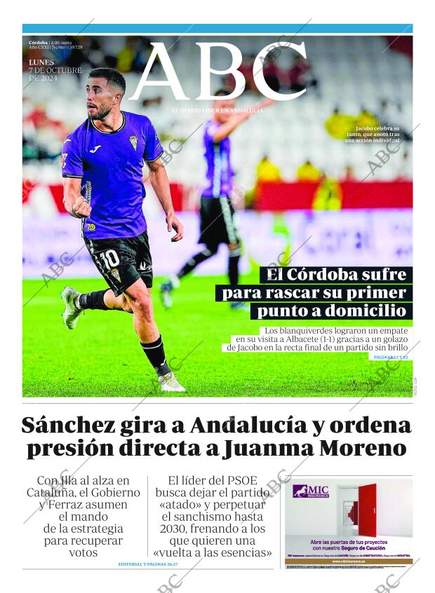 ABC CORDOBA 07-10-2024 página 1