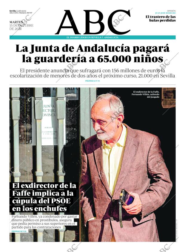 ABC SEVILLA 15-10-2024 página 1
