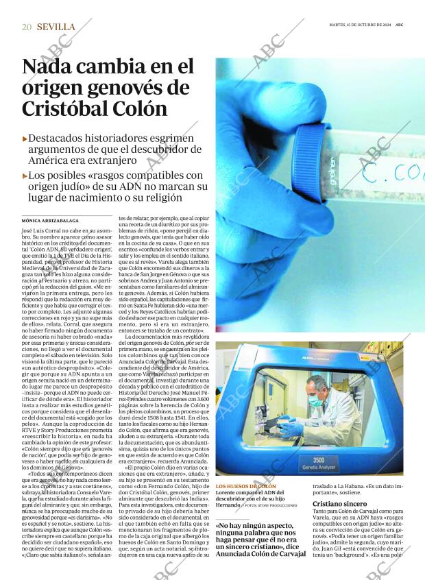 ABC SEVILLA 15-10-2024 página 20