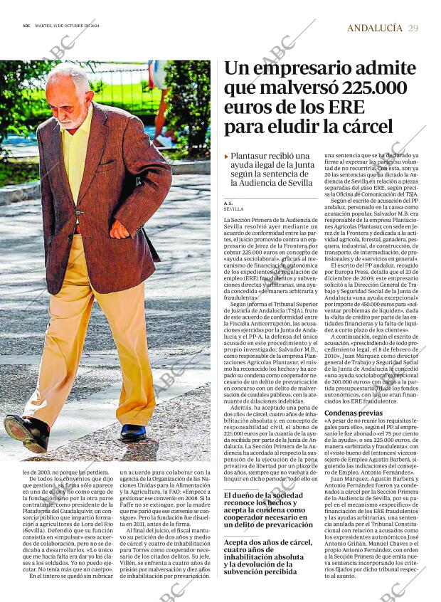 ABC SEVILLA 15-10-2024 página 29