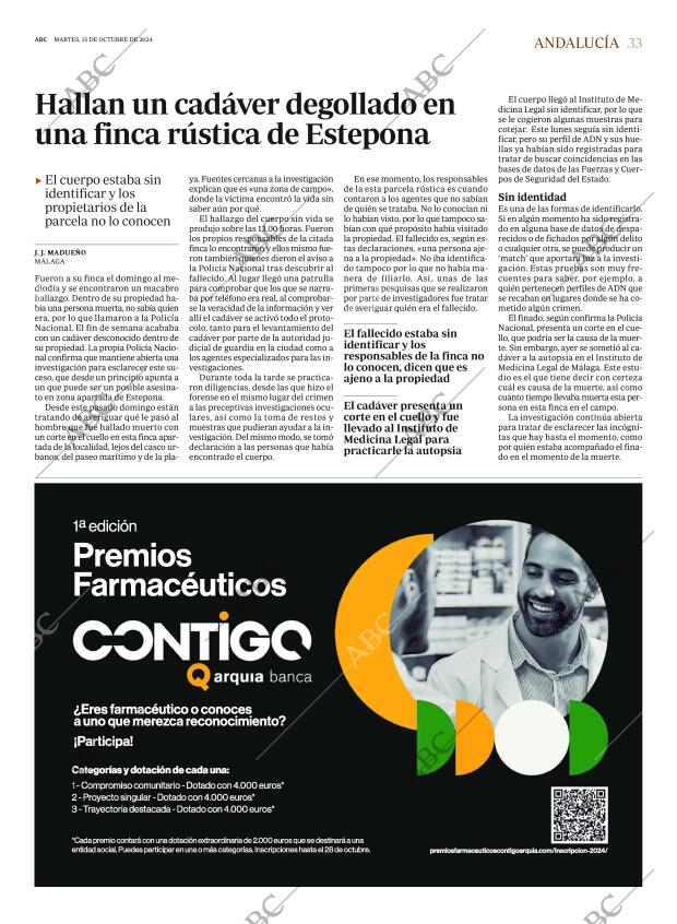 ABC SEVILLA 15-10-2024 página 33