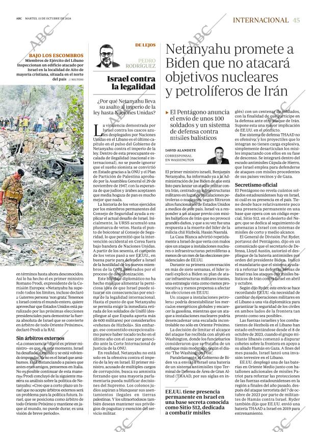 ABC SEVILLA 15-10-2024 página 45