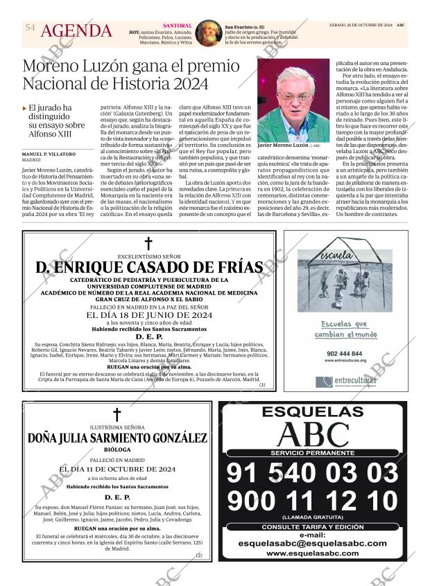 ABC MADRID 26-10-2024 página 54
