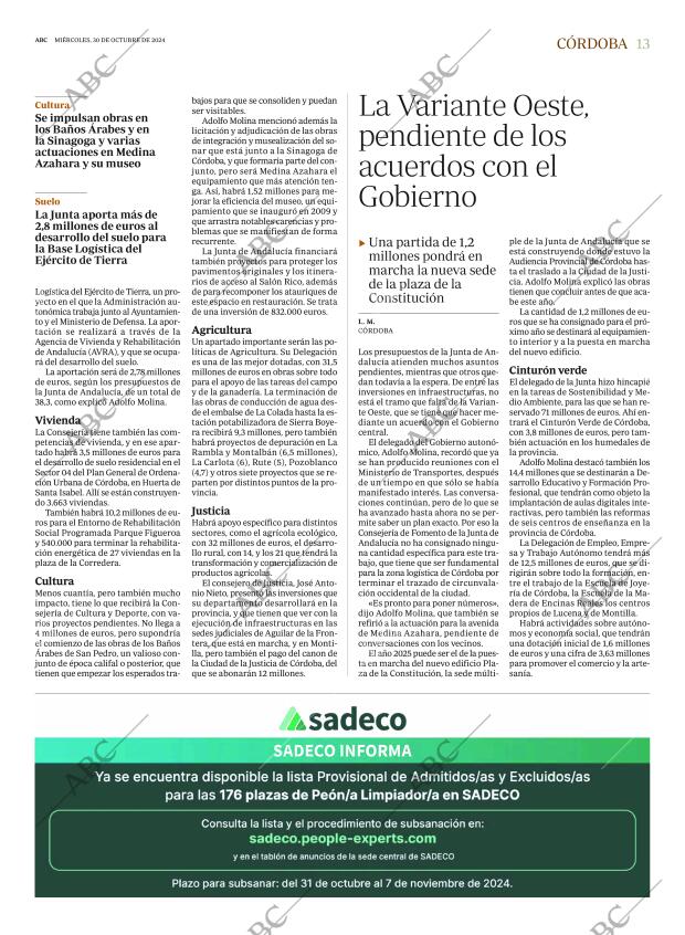 ABC CORDOBA 30-10-2024 página 13