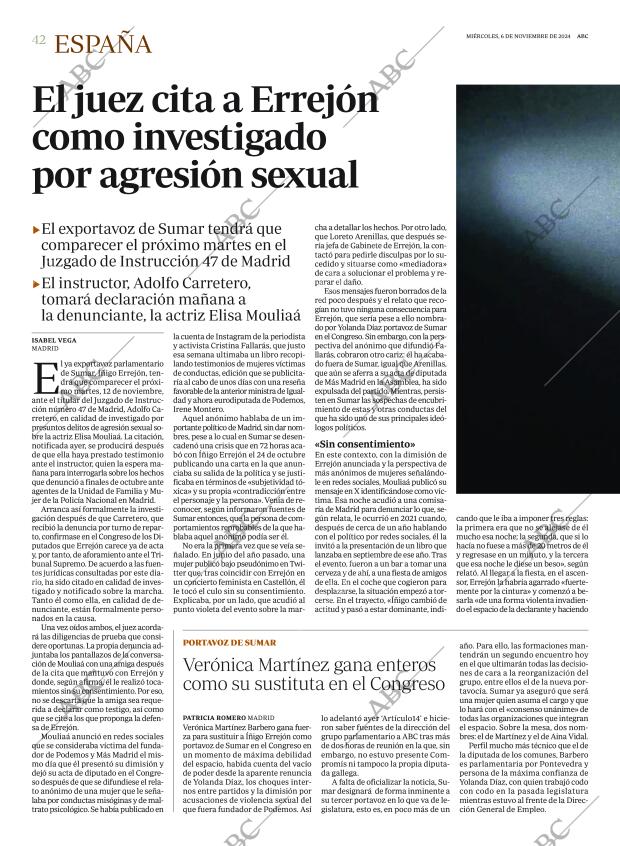 ABC SEVILLA 06-11-2024 página 42