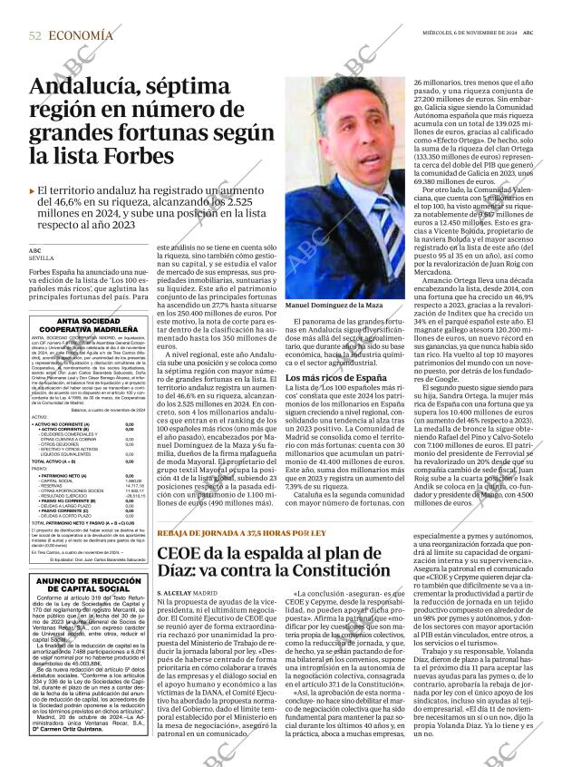 ABC SEVILLA 06-11-2024 página 52