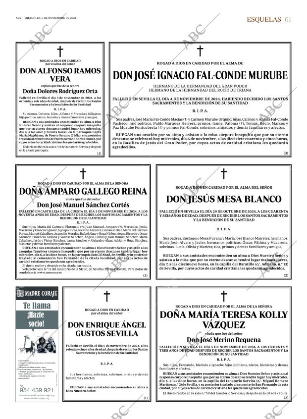 ABC SEVILLA 06-11-2024 página 61