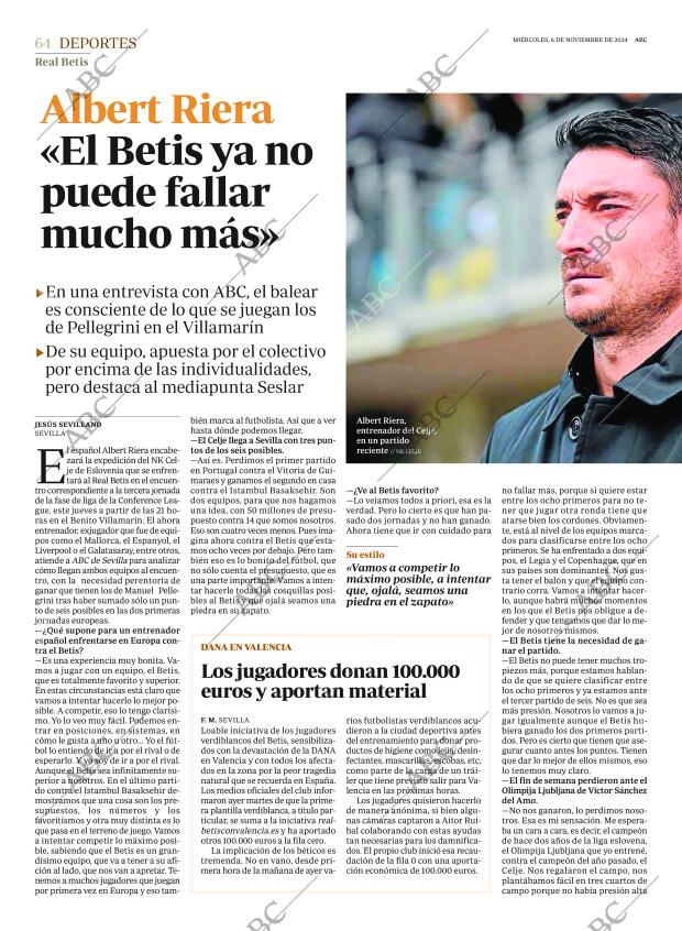 ABC SEVILLA 06-11-2024 página 64