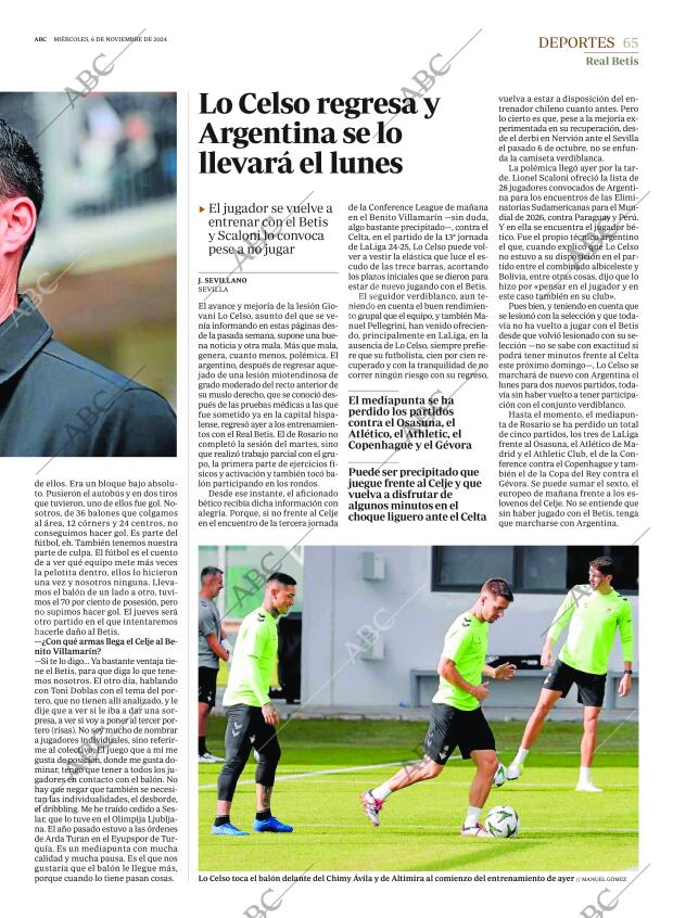 ABC SEVILLA 06-11-2024 página 65