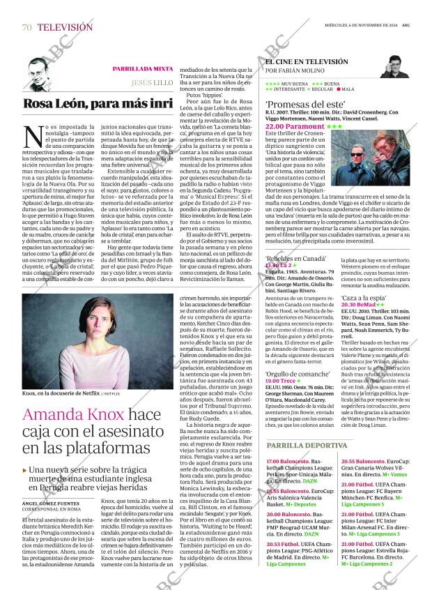 ABC SEVILLA 06-11-2024 página 70
