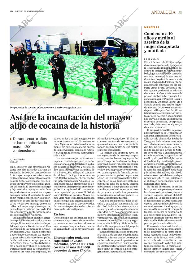 ABC SEVILLA 07-11-2024 página 39