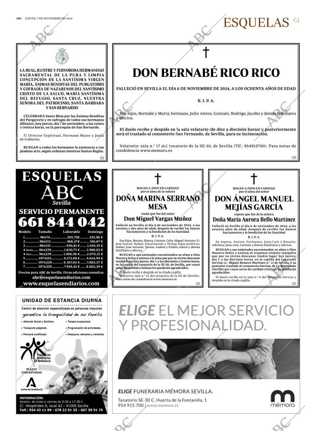 ABC SEVILLA 07-11-2024 página 61