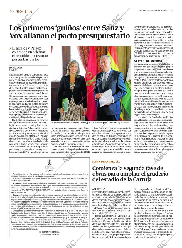 ABC SEVILLA 08-11-2024 página 20