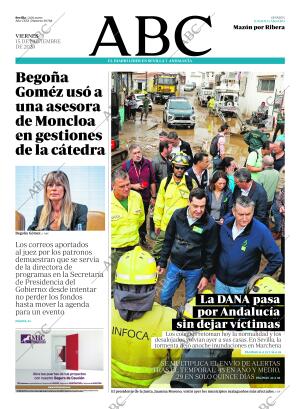 ABC SEVILLA 15-11-2024 página 1