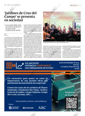 ABC SEVILLA 15-11-2024 página 23