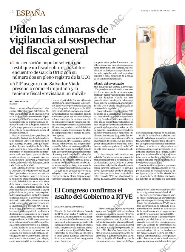 ABC SEVILLA 15-11-2024 página 42