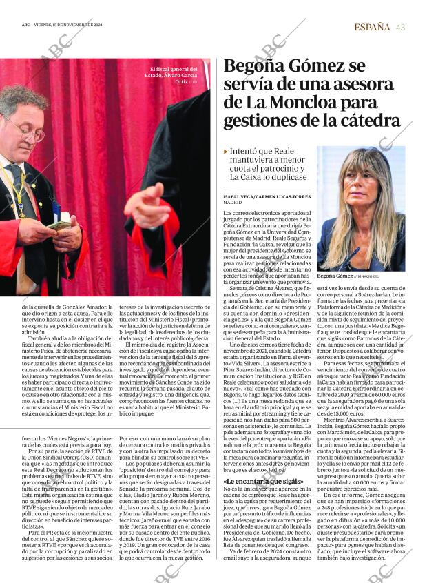 ABC SEVILLA 15-11-2024 página 43