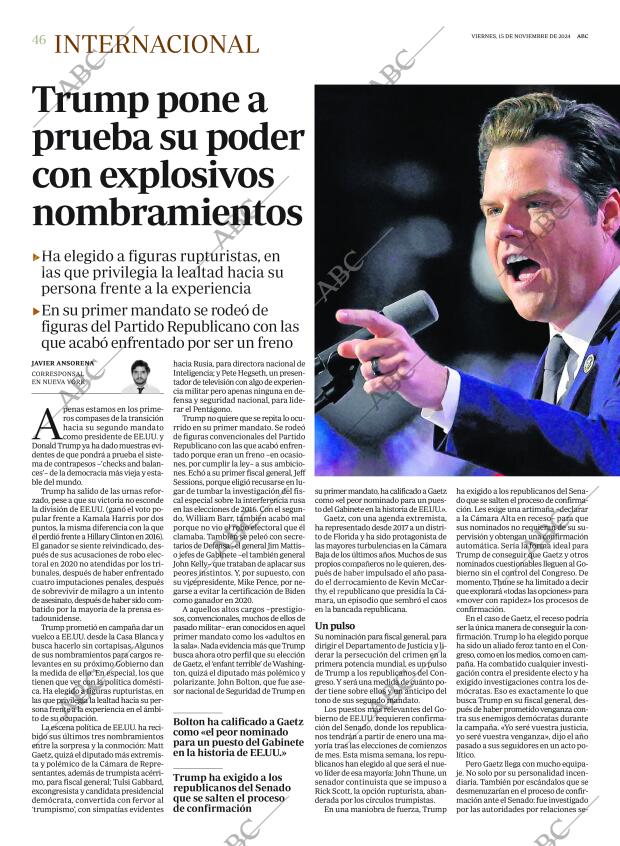ABC SEVILLA 15-11-2024 página 46