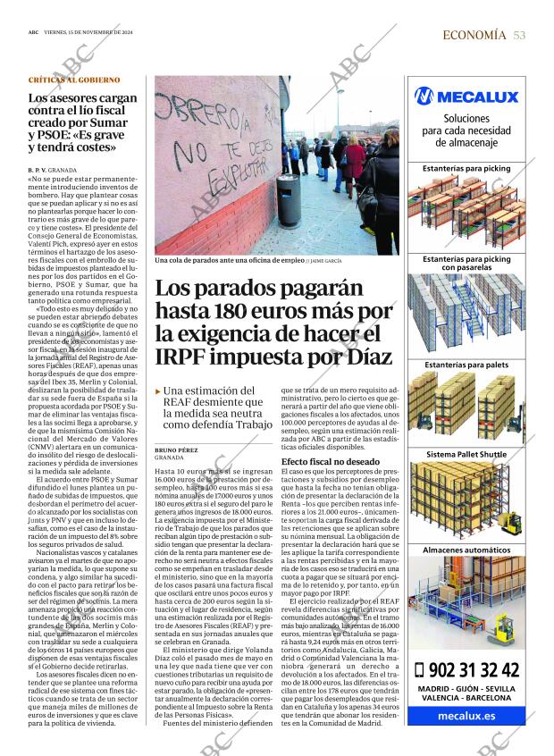 ABC SEVILLA 15-11-2024 página 53