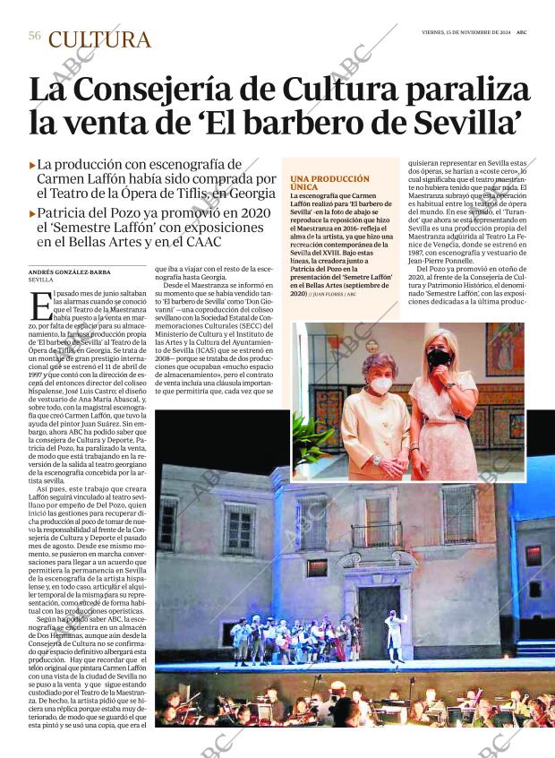 ABC SEVILLA 15-11-2024 página 56