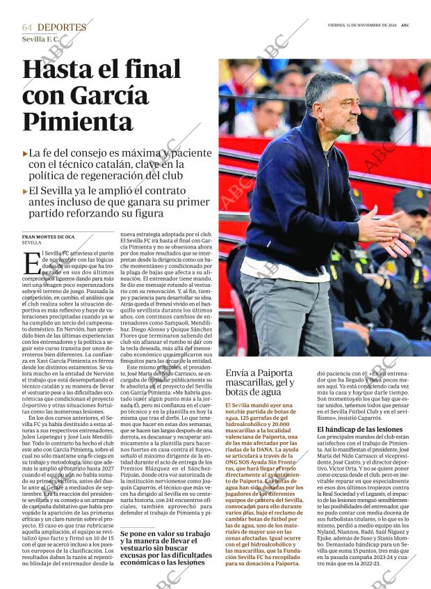 ABC SEVILLA 15-11-2024 página 64