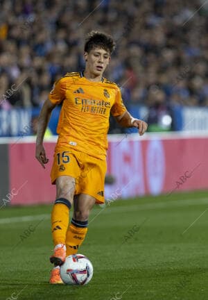 Partido de Liga disputado en el estadio de Butarque entre el Leganés y el Real...